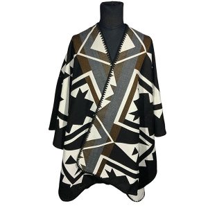 Ruana FA. Triline-marron