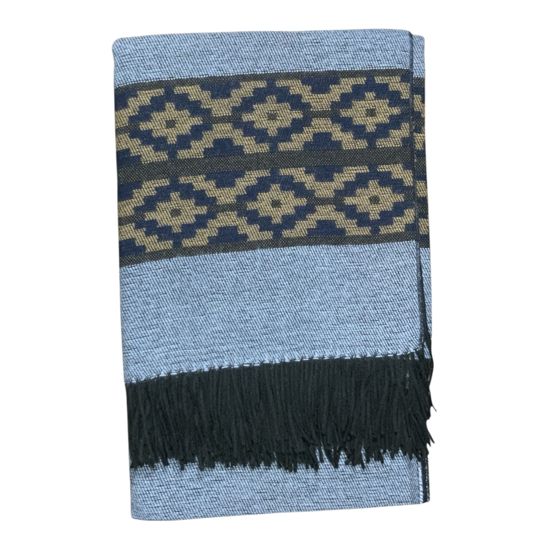 Ruana Guarda Pampa FA. 25-Guarda-Gris claro con marron - Imagen 4