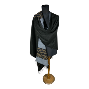 Ruana Guarda Pampa FA. 25-Guarda-Gris claro con marron