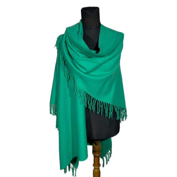 Ruana atravesada FA. 24-liso-Verde