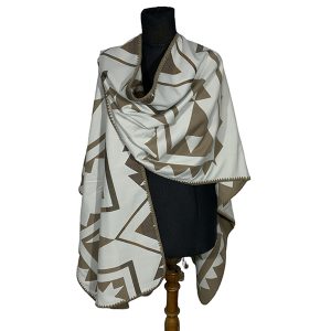 Ruana pesada FA. 23-Line-Marron