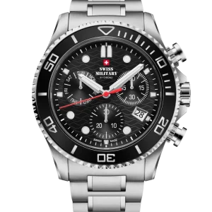 Swiss Military SM34101.01 – Reloj Cronógrafo Militar XL