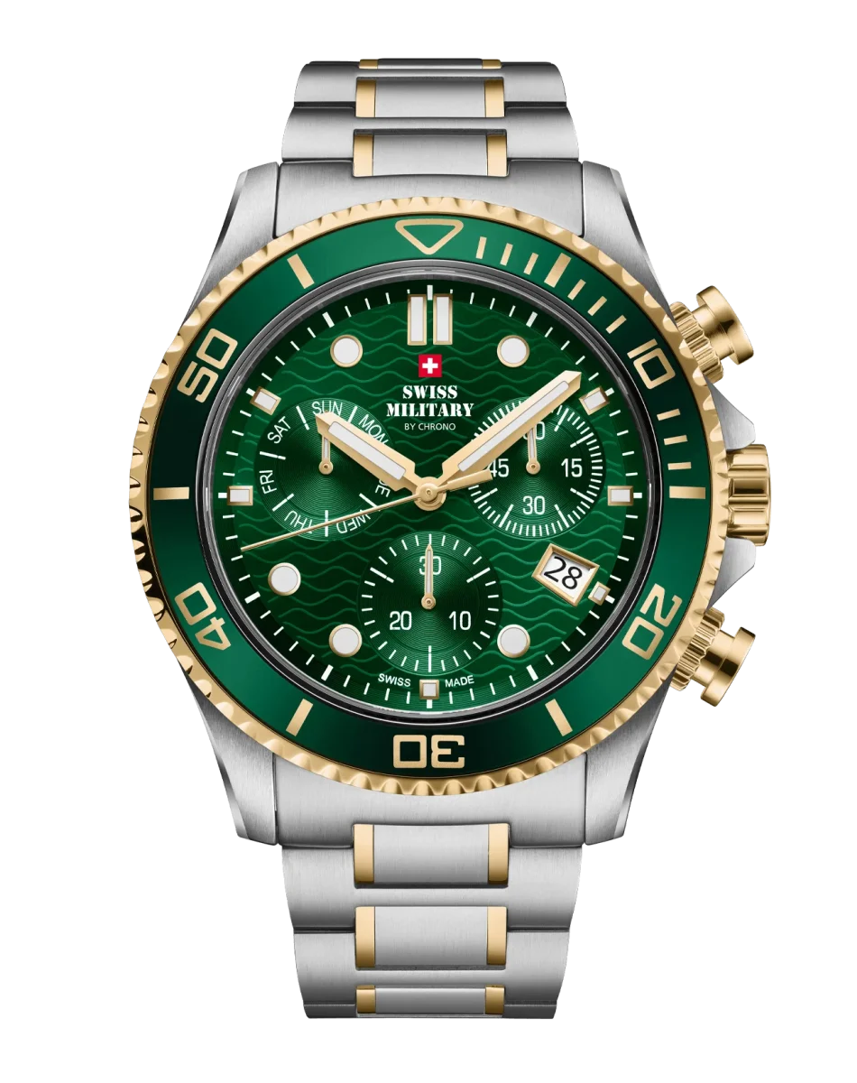 Swiss Military SM34101.05 – Reloj Cronógrafo Militar XL - Imagen 2