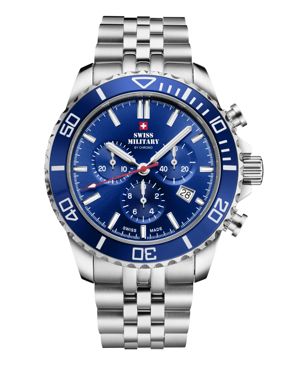 Swiss Military SM34103.02 – Reloj Cronógrafo Deportivo Suizo