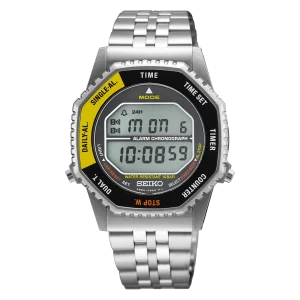 Reloj Seiko Neo Sport Digital Rotocall Negro y Amarillo 37mm SMGG17P1