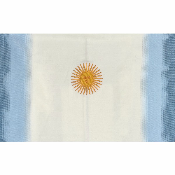 Poncho Degradé Bordado Sol de Mayo Fa. 25 - Imagen 6