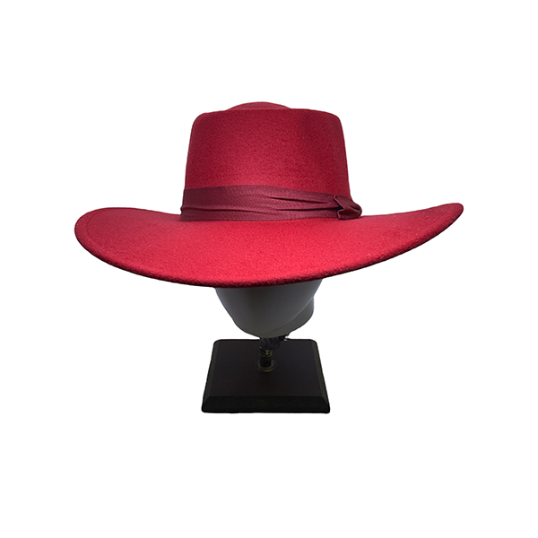 Sombrero CH. EC-22-1. Ala Ancha Bordó - Imagen 3