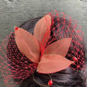 Broche para Cabello o Chaqueta Color Rojo