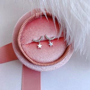 Aretes Tiny Stars Plata