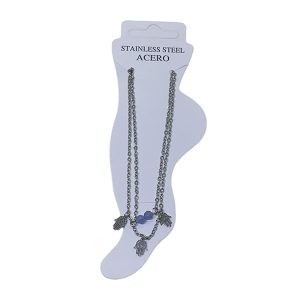 Tobillera de acero CH. AGZ-226-Azul