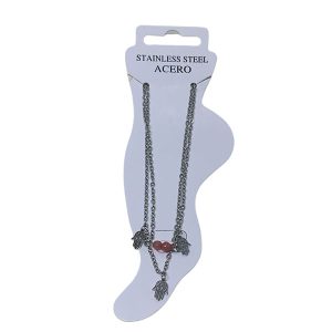 Tobillera de acero CH. AGZ-226-Rosa