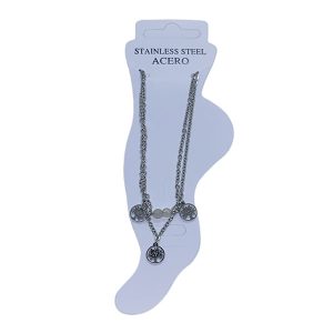 Tobillera de acero CH. AGZ-227-Blanco