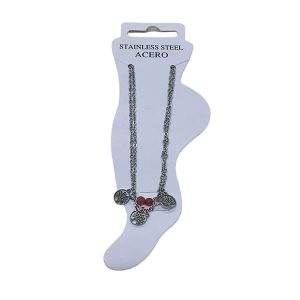 Tobillera de acero CH. AGZ-227-Rosa