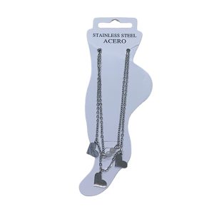 Tobillera de acero CH. AGZ-228-Blanco