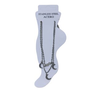 Tobillera de acero CH. AGZ-229-Blanco