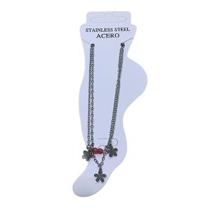 Tobillera de acero CH. AGZ-230-Rosa