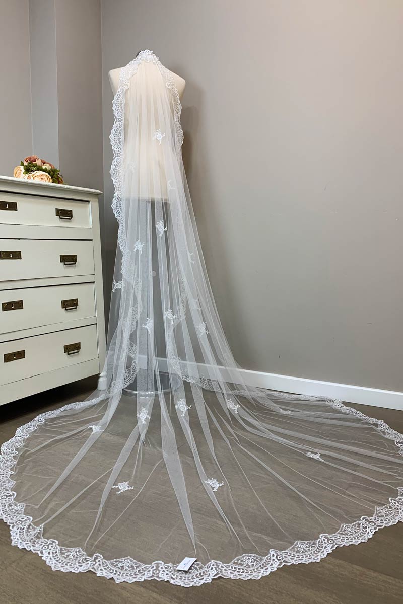 Mantilla Novia de Encaje. - Imagen 3