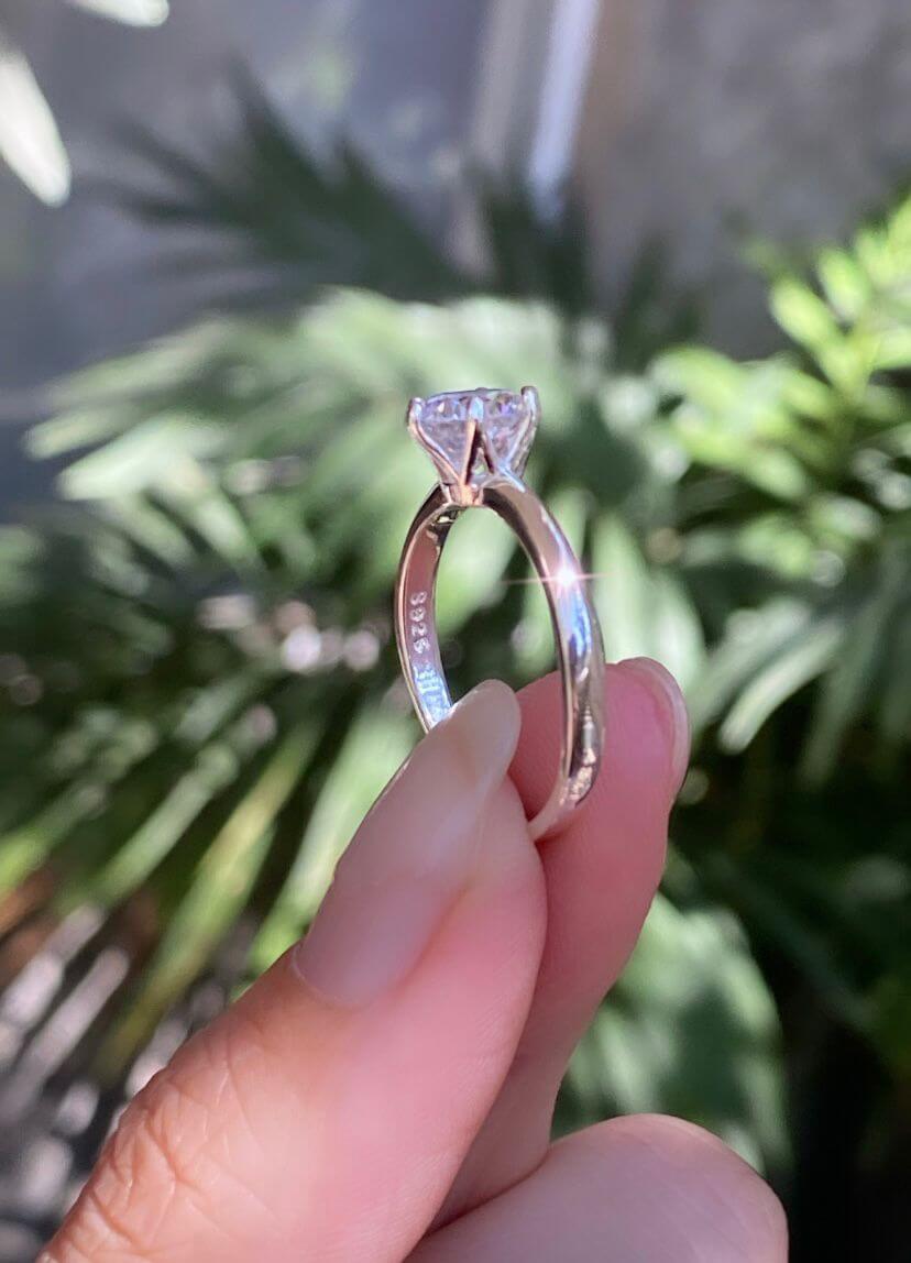 Anillo Solitario Liso - Imagen 4