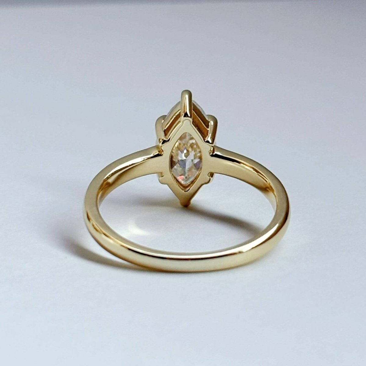Anillo Vittoria Moisanita Marquesa 2.0CT Con Certificado GRA - Imagen 4