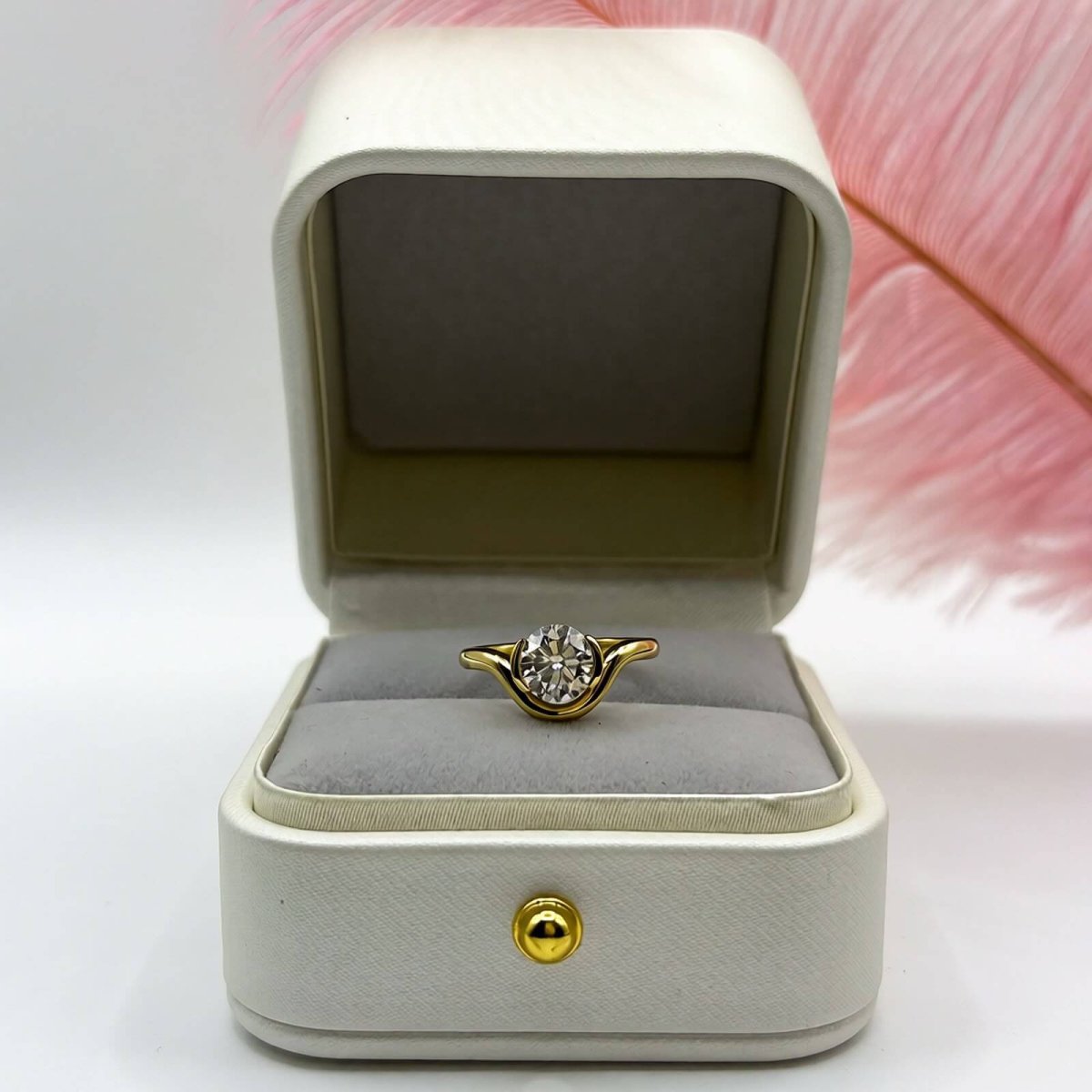 Anillo Odisea moisanita 1.2ct con certificado GRA - Imagen 8