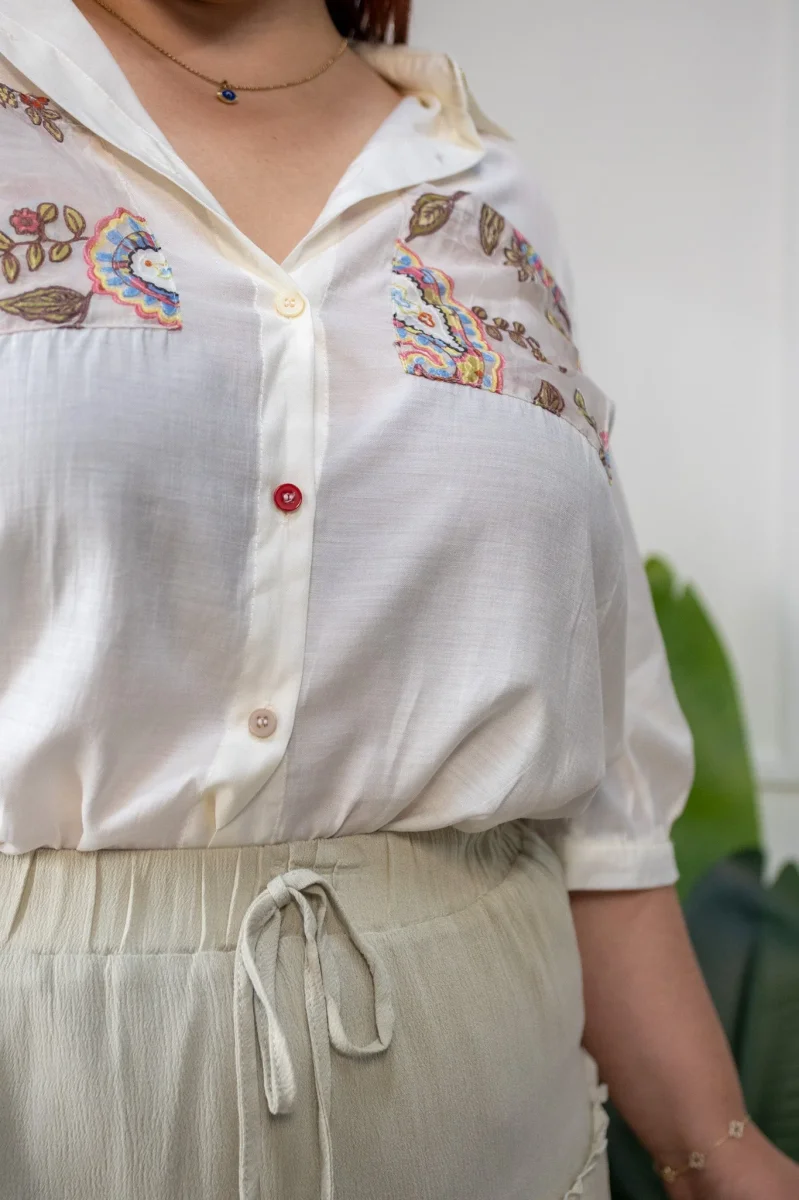 Maxi Falda Curvy Con Volados Verde Olivo - Imagen 9