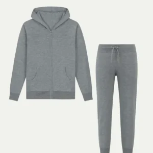 Conjunto de Firma Gris con Capucha