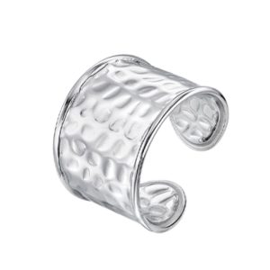 Anillo ancho Lotus