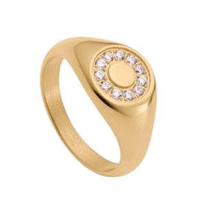 Anillo Viceroy Chic dorado redondo