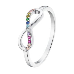 Anillo infinito de colores.