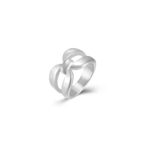 Anillo Lazo Plateado