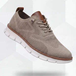 Zapatos Transpirables Ultracomfort: Caqui-Blanco