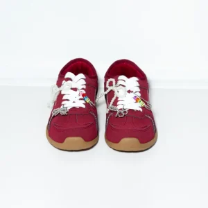 Tenis Estilo Miu Miu Tintos Plus-Friendly Casual Chic