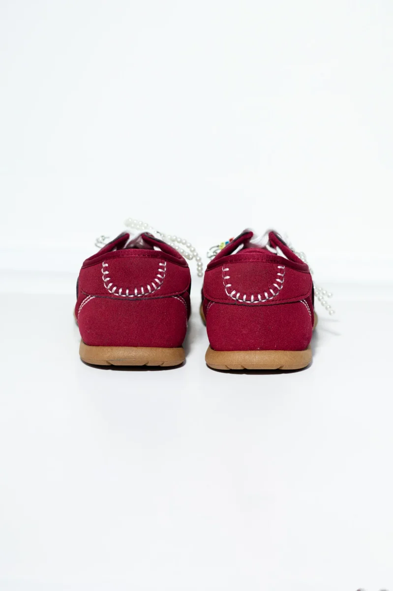 Tenis Estilo Miu Miu Tintos Plus-Friendly Casual Chic - Imagen 5