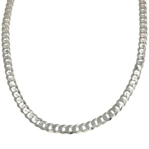 Cadena de plata barbada 50cm.