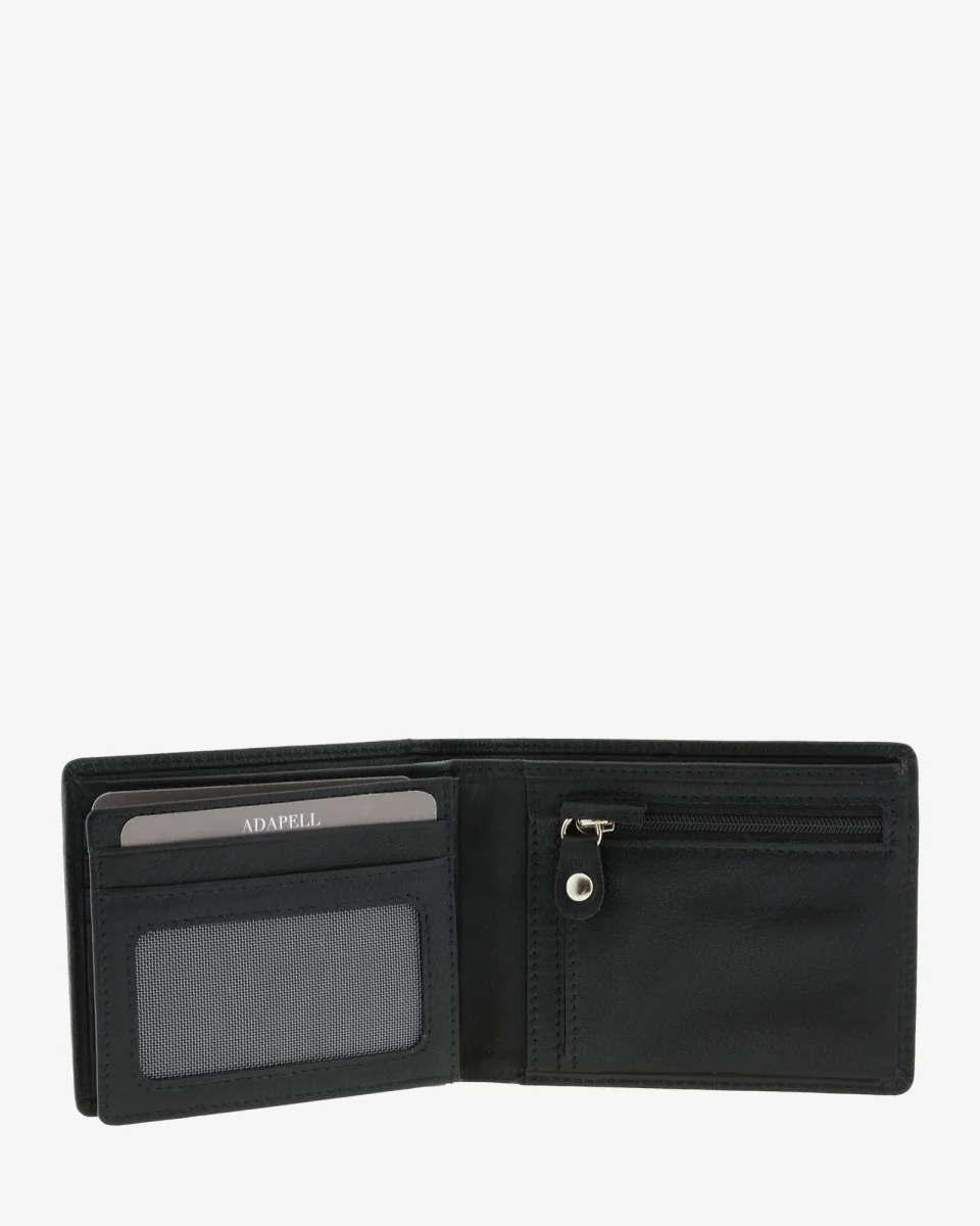 Maxwell — Cartera horizontal de hombre con monedero de cremallera - Imagen 5