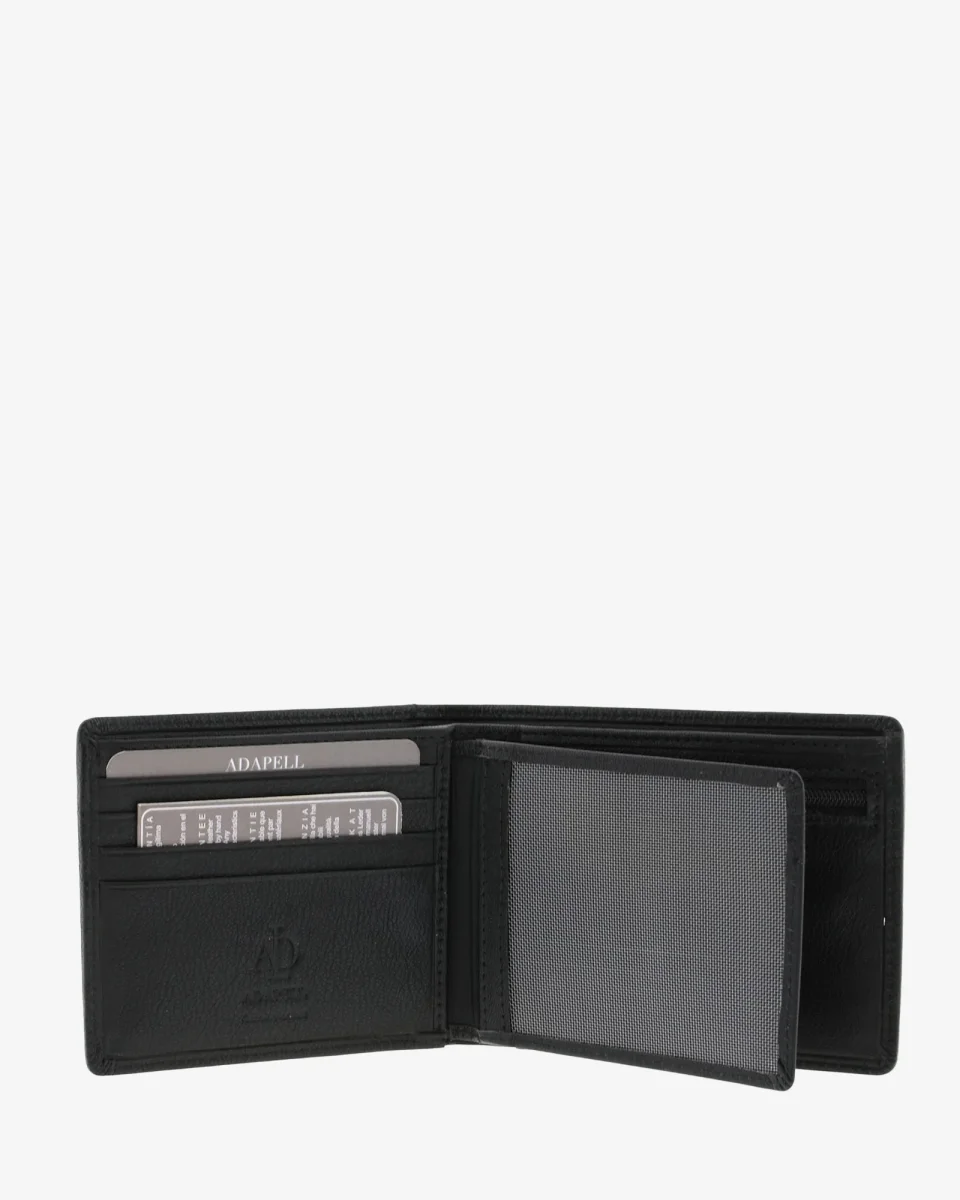Maxwell — Cartera horizontal de hombre con monedero de cremallera - Imagen 6