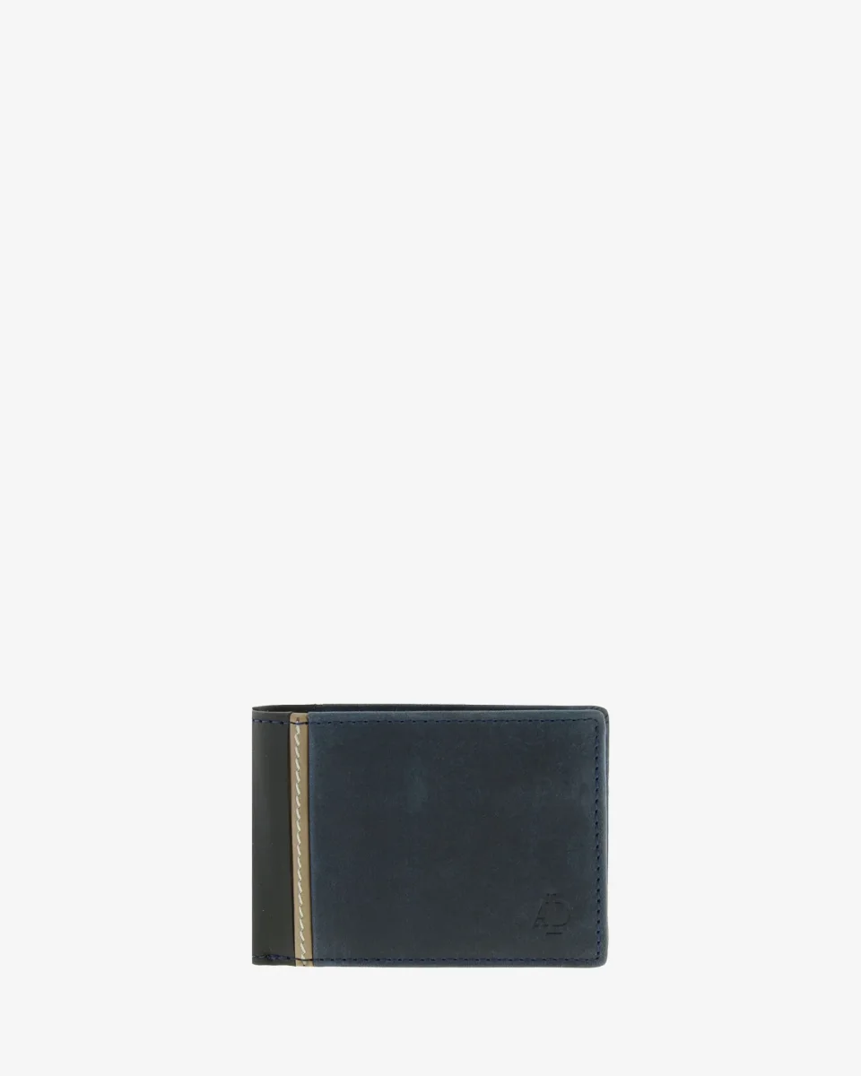 Oxford — Cartera pequeña horizontal de hombre con monedero - Imagen 4