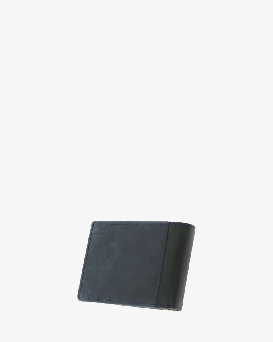 Oxford — Cartera pequeña horizontal de hombre con monedero - Imagen 3