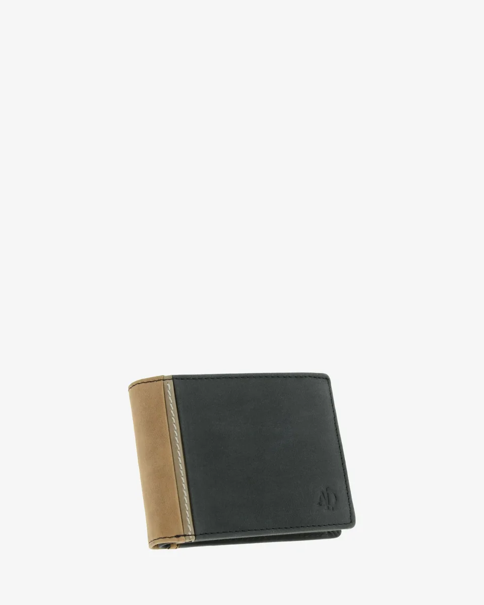 Oxford — Cartera de hombre horizontal con monedero - Imagen 2