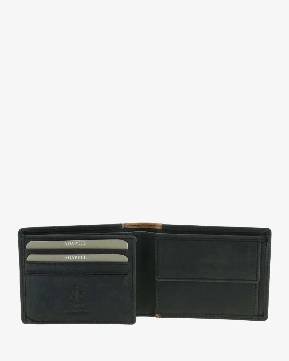 Oxford — Cartera de hombre horizontal con monedero - Imagen 5