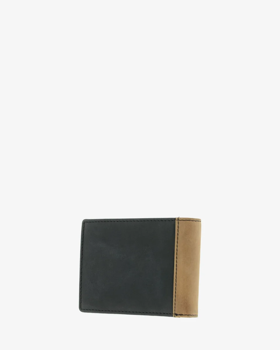 Oxford — Cartera de hombre horizontal con monedero - Imagen 3