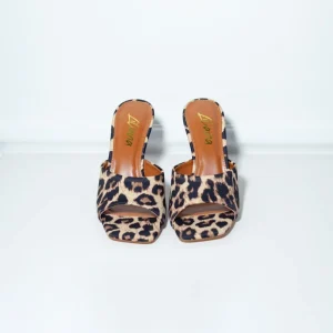 Sandalia Tacón Animal Print Plus-Friendly Statement Chic
