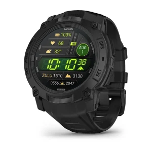 Instinct® 3 – 50 mm, AMOLED, Tactical Edition Negro con correa negra Nº Ref: 010-03020-50