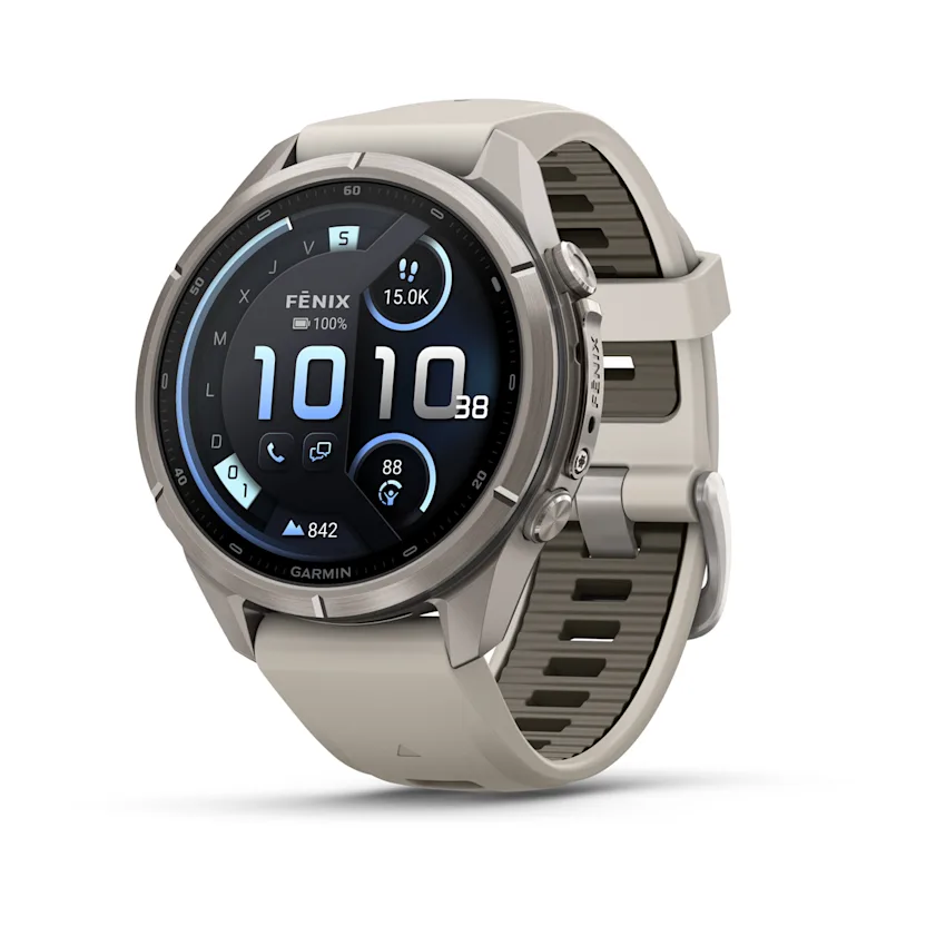 fēnix® 9 Pro – inReach®, 43mm Titanio con correa de silicona en blanco, nº ref: 010-04335-81 - Imagen 2