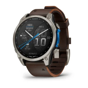 D2™ Mach 2 – 47 mm Titanium with Oxford Brown Leather Band  nº ref: 010-02904-31