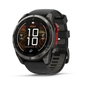 fēnix® 8 Pro – 51 mm, MicroLED Sapphire, Titanio con revestimiento de DLC, Ref: 010-03380-01