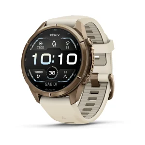 fēnix® 9 Pro Amoled titanio dorado con correa de silicona beige, nº Ref: 010-04335-26