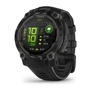 Instinct 3 – 45 mm, AMOLED Negro con correa negra, Ref: 010-02936-00