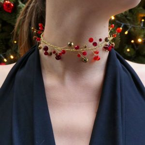 Choker Glow Rojo