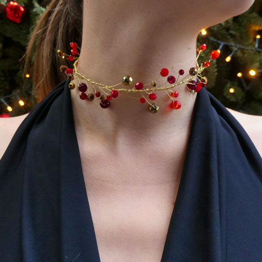 Choker Glow Rojo - Imagen 2